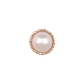 10mm (16L) Classic Shiny Gold Metal Pearl Buttons for Dresses