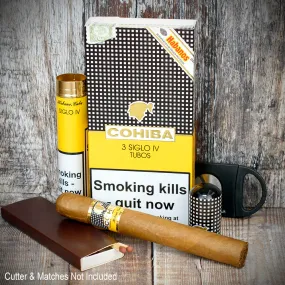 3 Pack - Cohiba Siglo IV Tubos Cuban Cigars