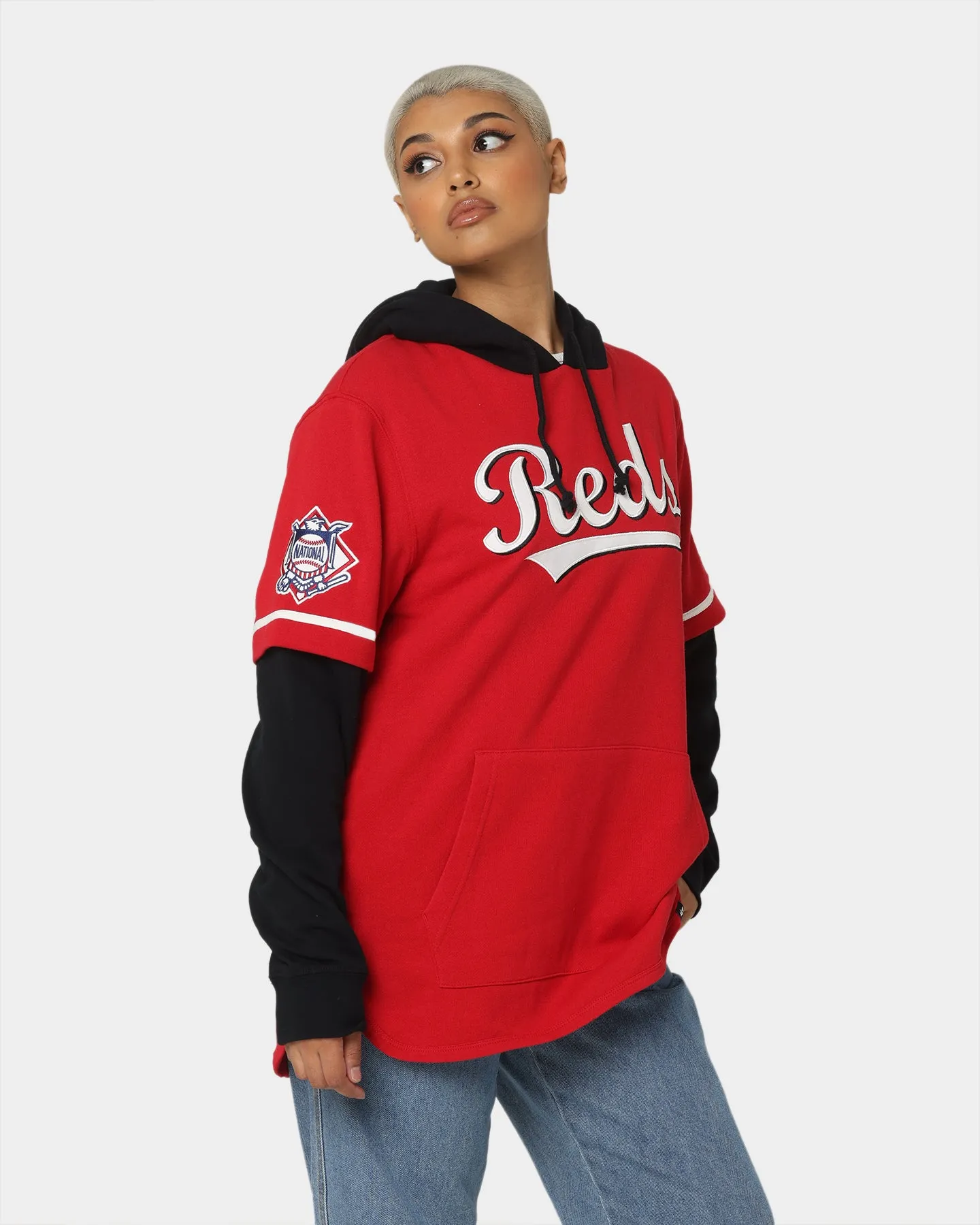 47 Brand Cincinnati Reds Shortstop Hoodie Red