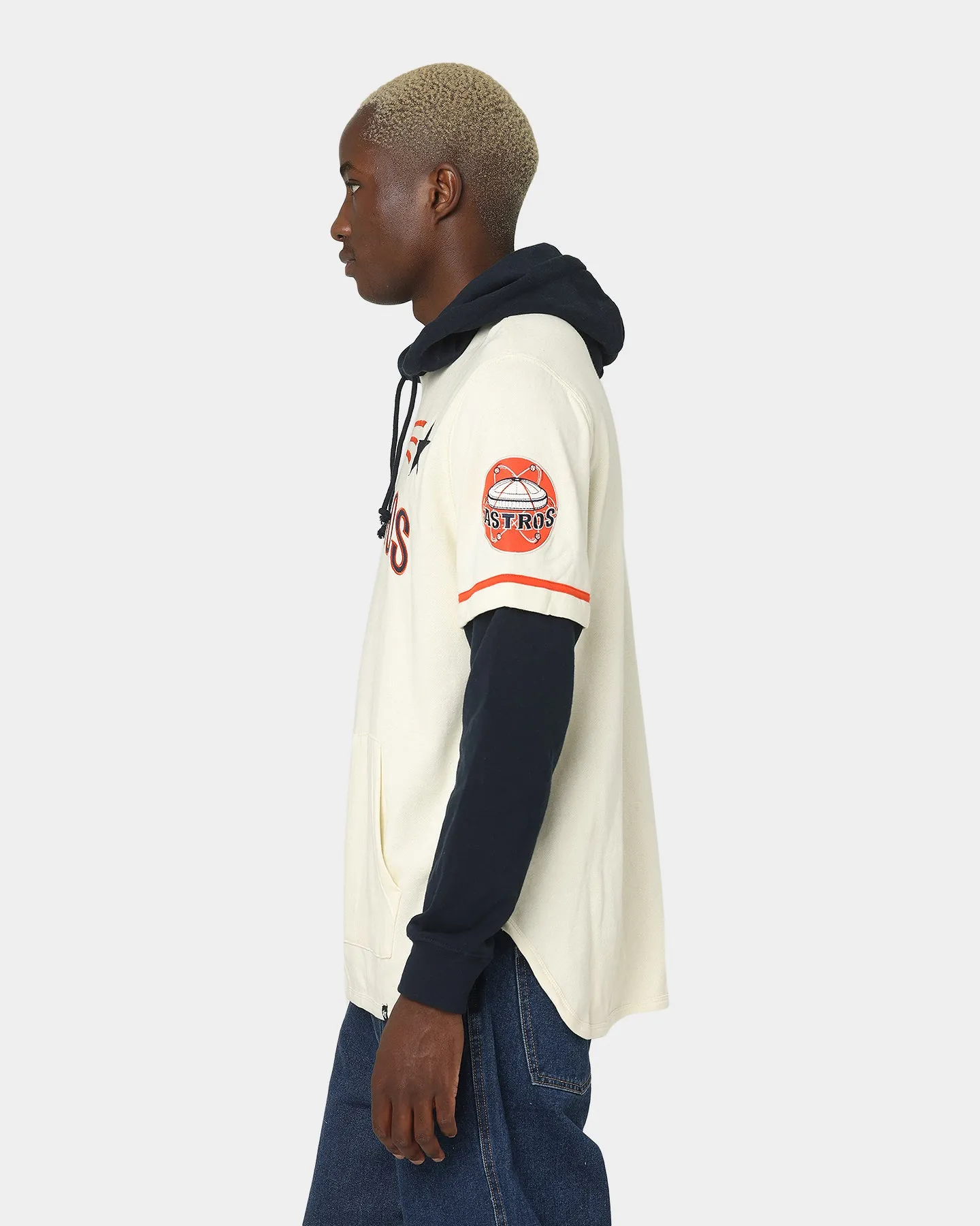 47 Brand Houston Astros Shortstop Hoodie Cream