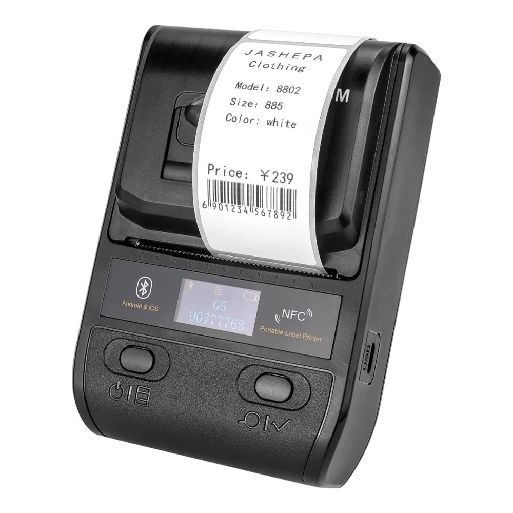 58mm Bluetooth Thermal Label Printer