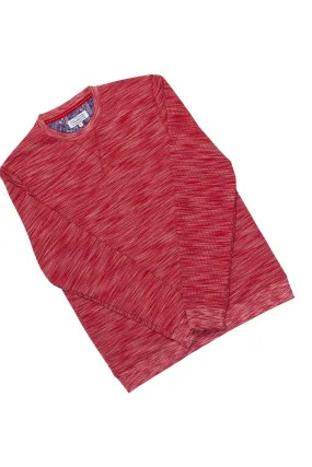 7 Downie St. - Raffino Cotton Blend Crewneck Scarlet