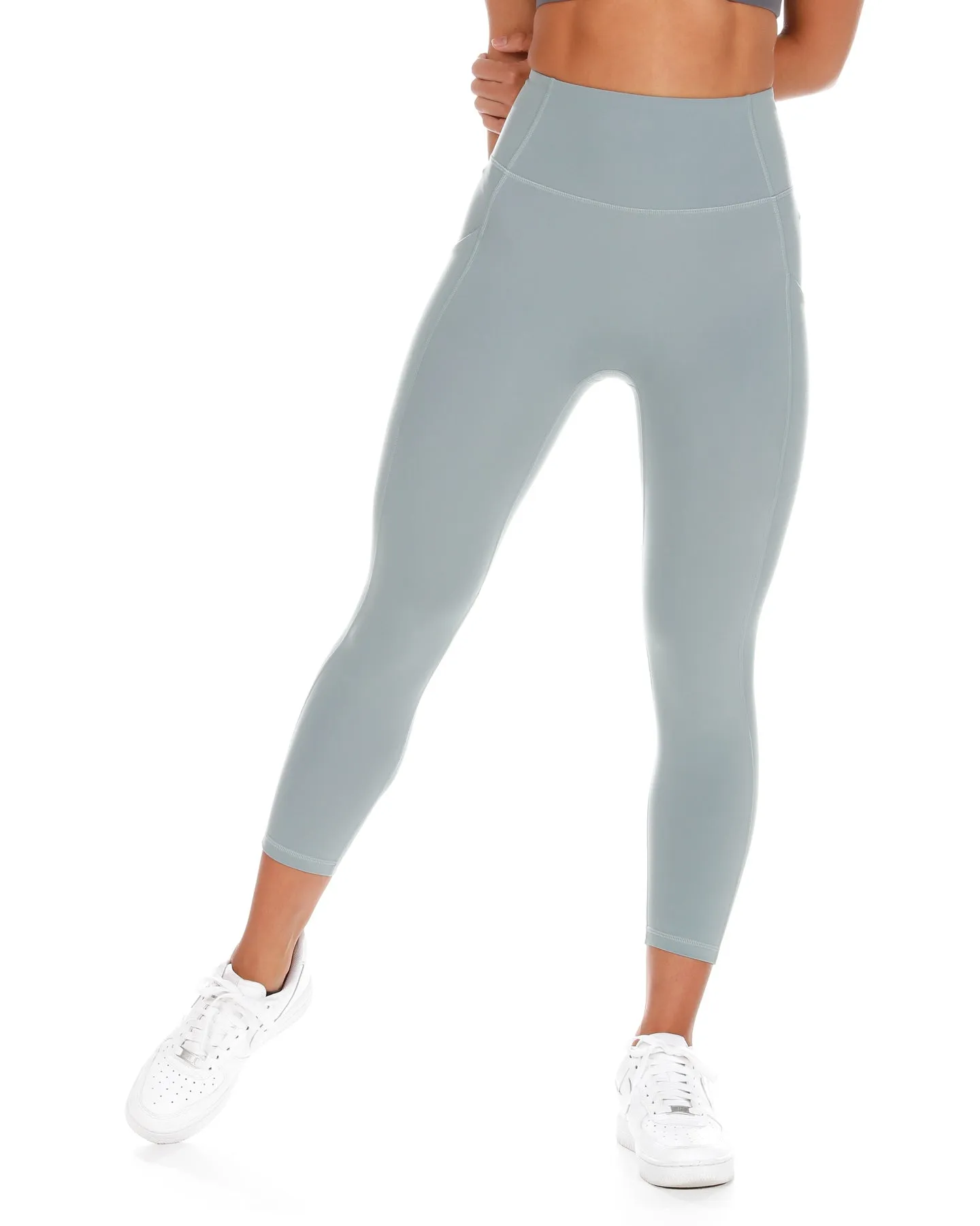 7/8 Aura Ascend Leggings - Pale Sage