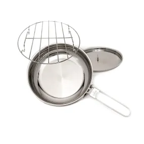 8" Skillet and Broiler Rack Combo