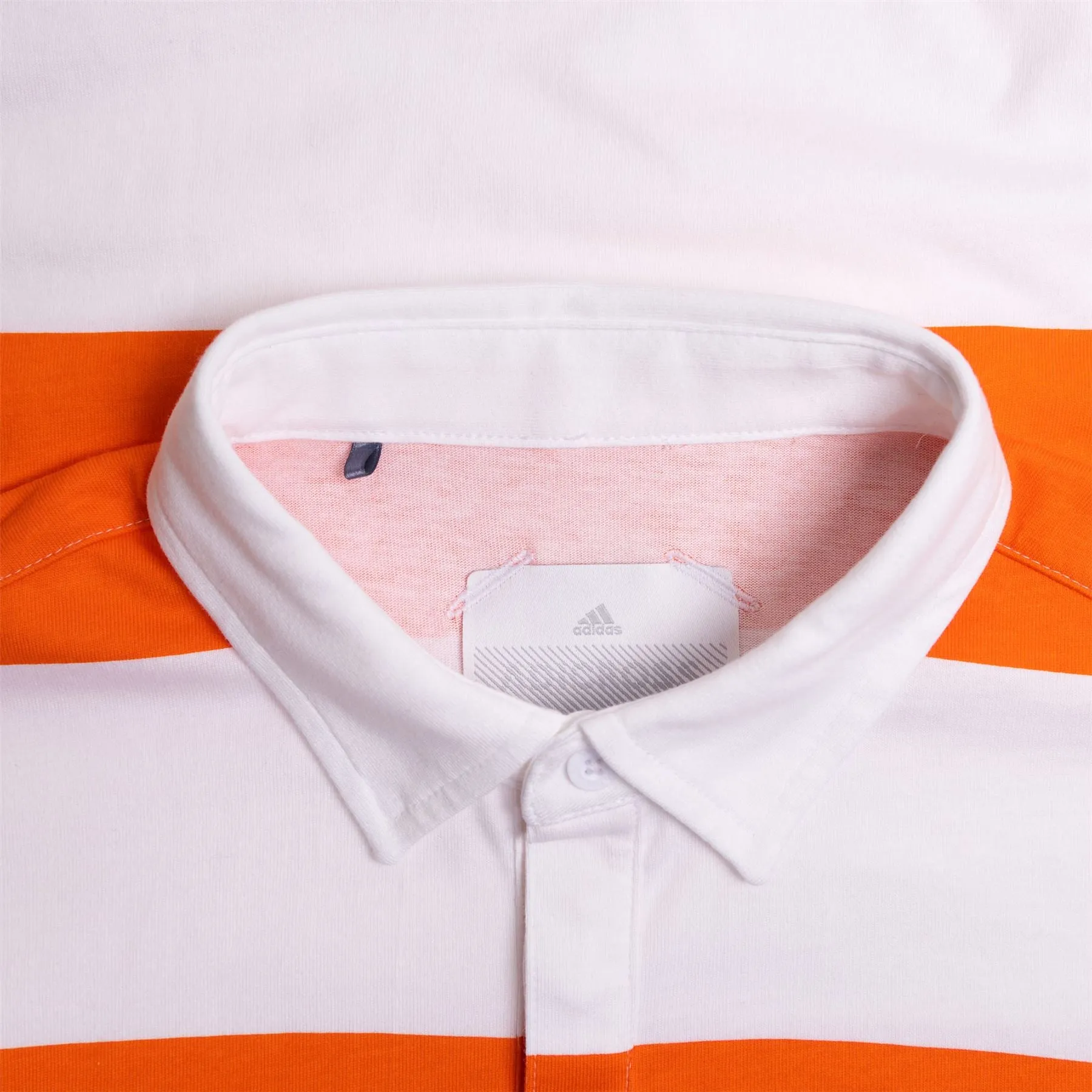 Adicross LS Polo White/Semi Impact Orange - AW22