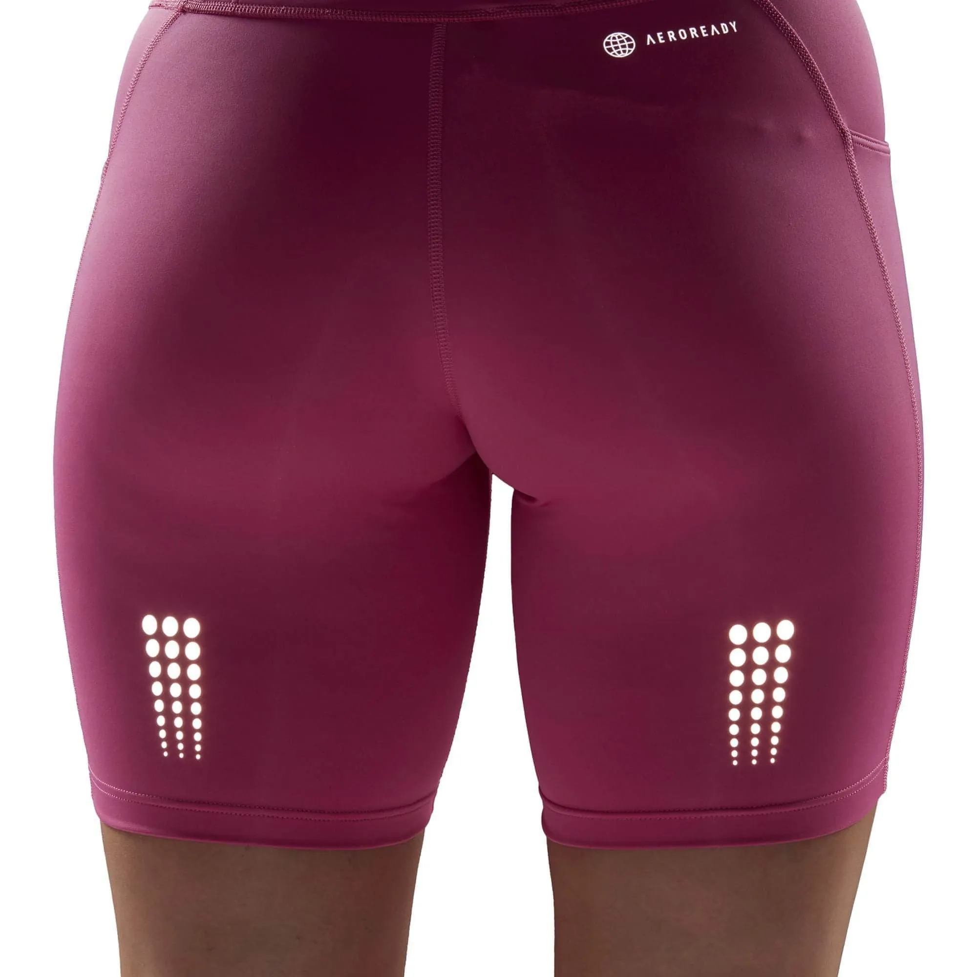 adidas DailyRun 5 Inch Womens Short Running Tights - Pink