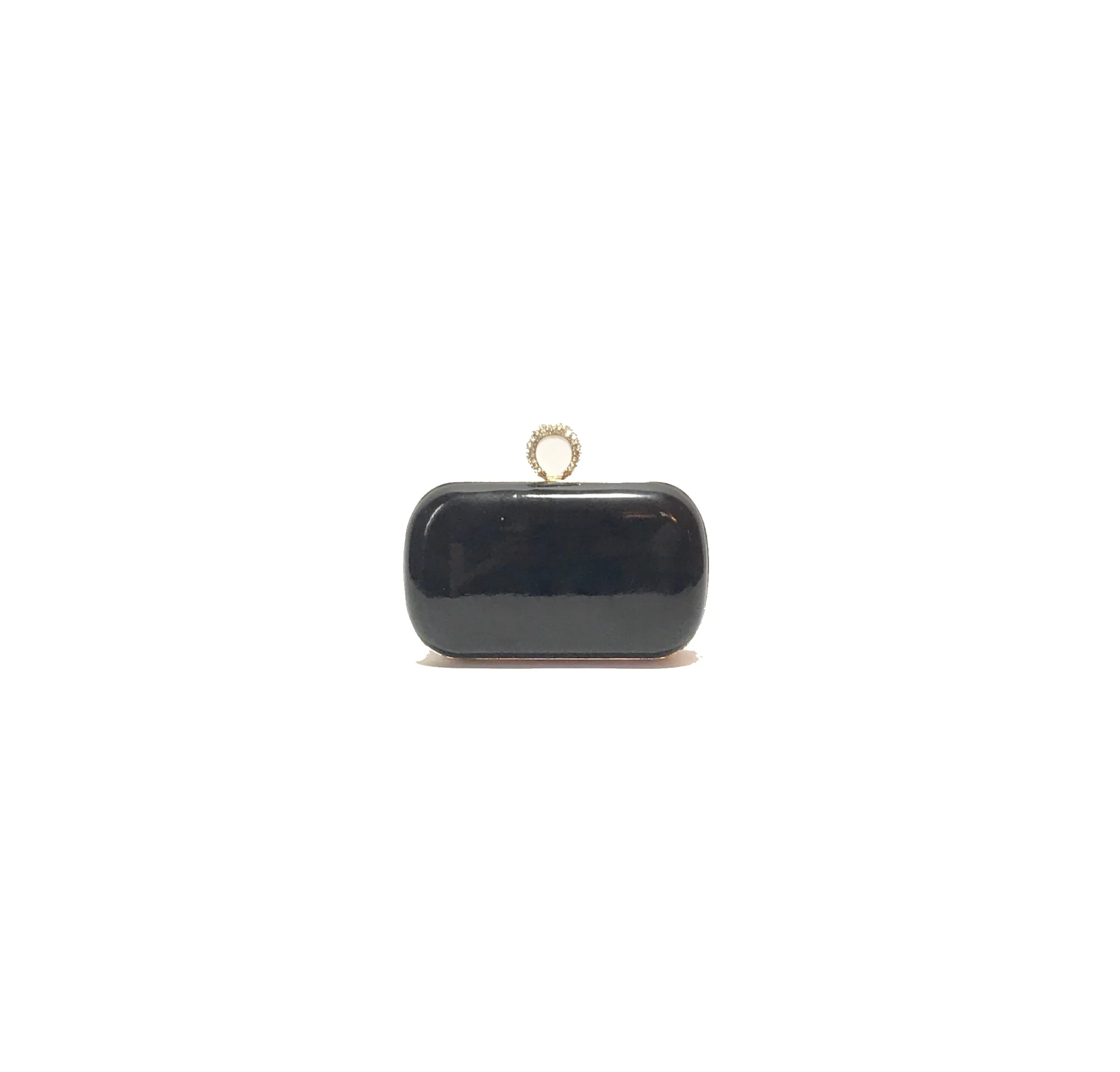 Aldo Black 'Liberato' Ring Clutch | Pre Loved |