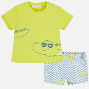 Alligator swimsuit for boy