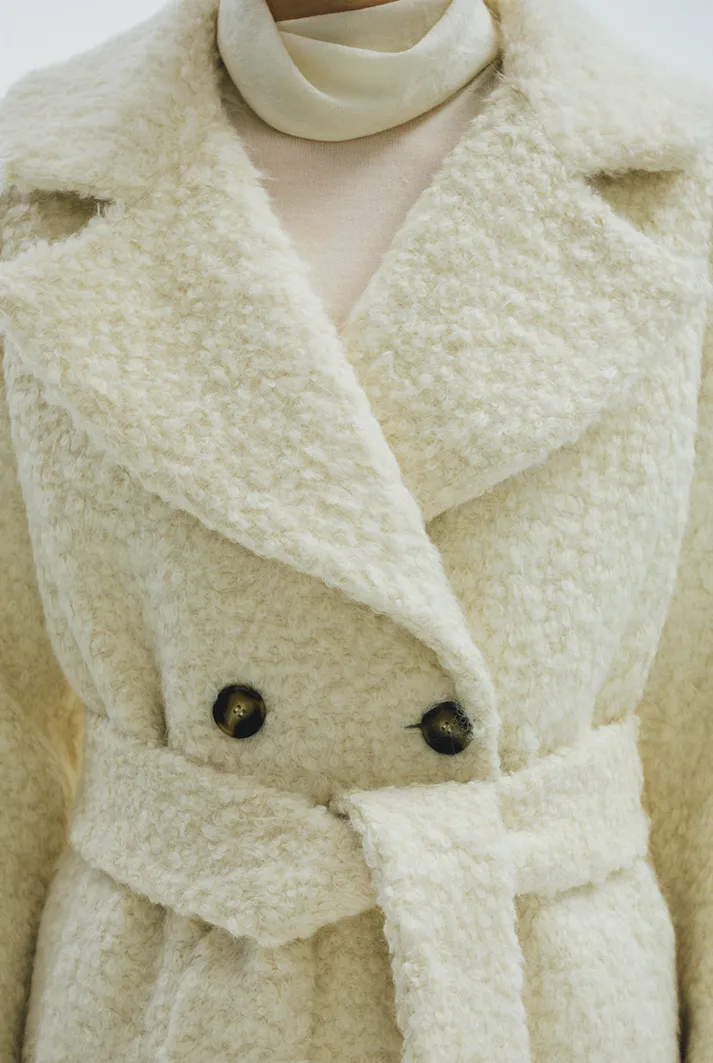 Alpaca Belted Coat