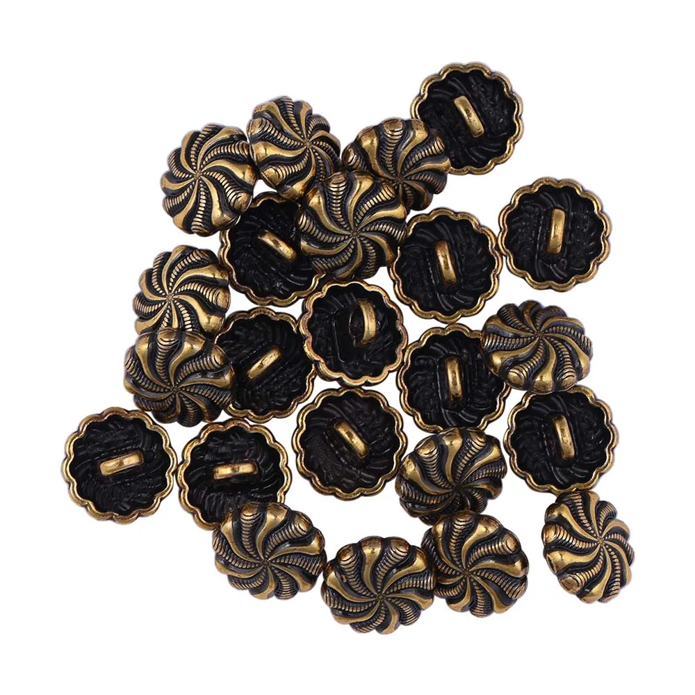 Antique Gold Loop Metal Buttons for Fancy Shirts/Kurtas