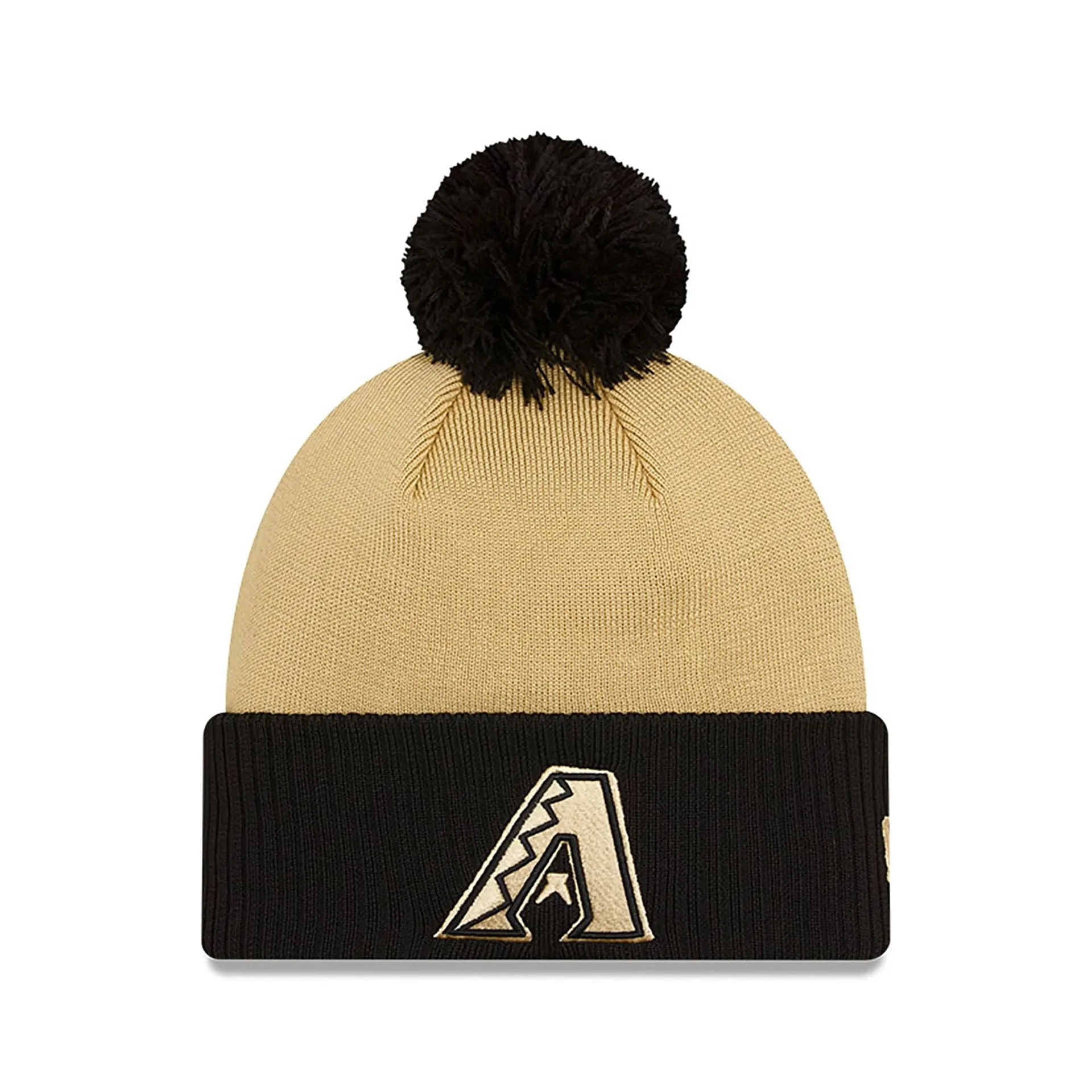 Arizona Diamondbacks City Connect Black Bobble Knit Beanie Hat