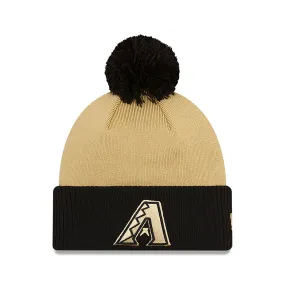 Arizona Diamondbacks City Connect Black Bobble Knit Beanie Hat