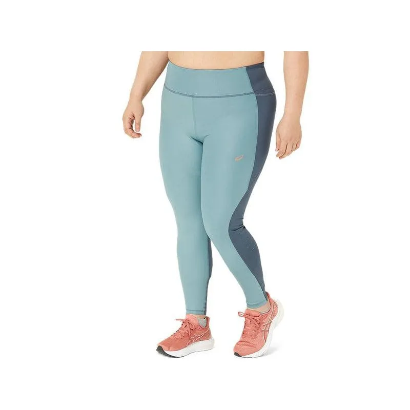 ASICS WOMENS NAGINO RUN TIGHT - FOGGY TEAL/TARMAC