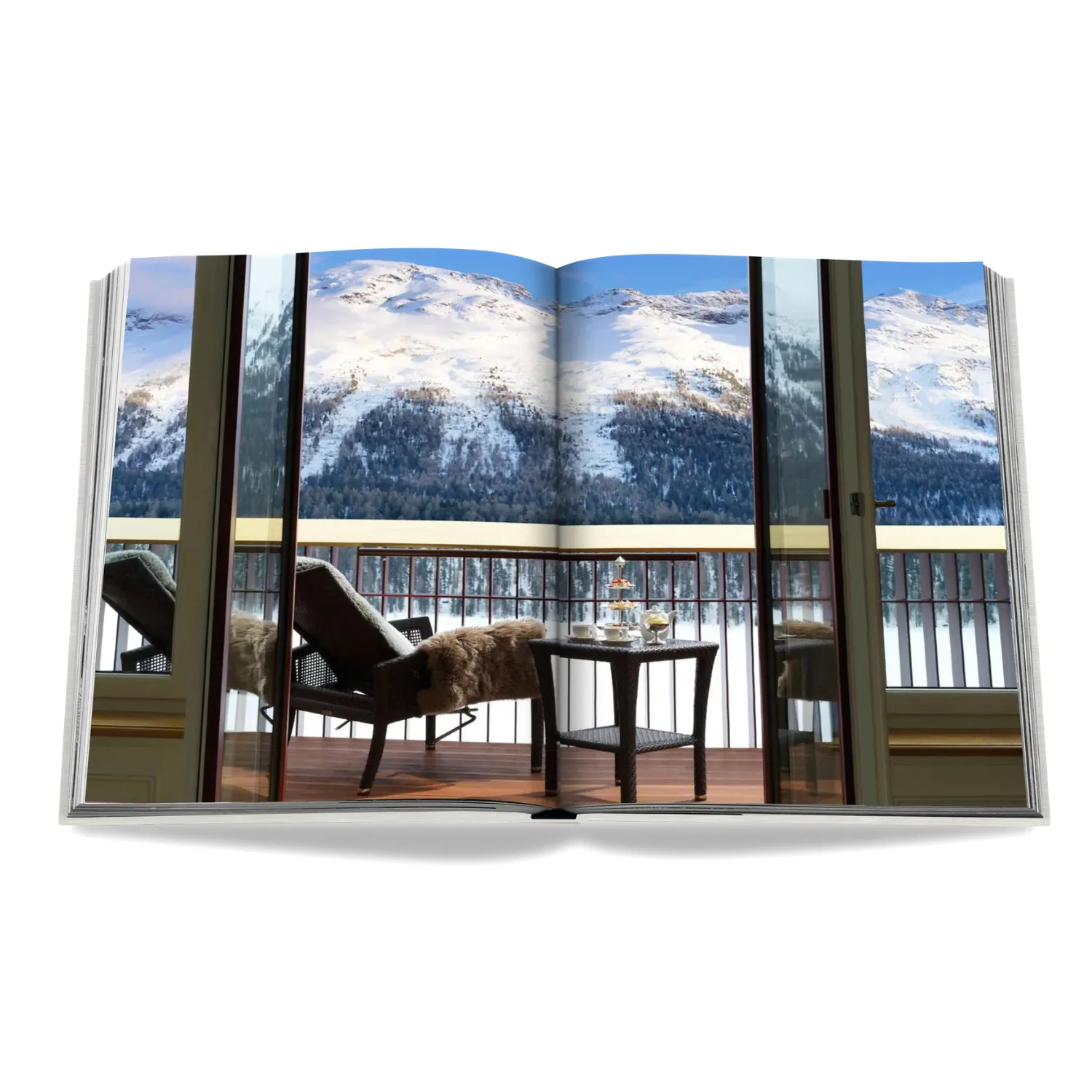 Assouline St. Moritz Chic Silk Hardcover Book