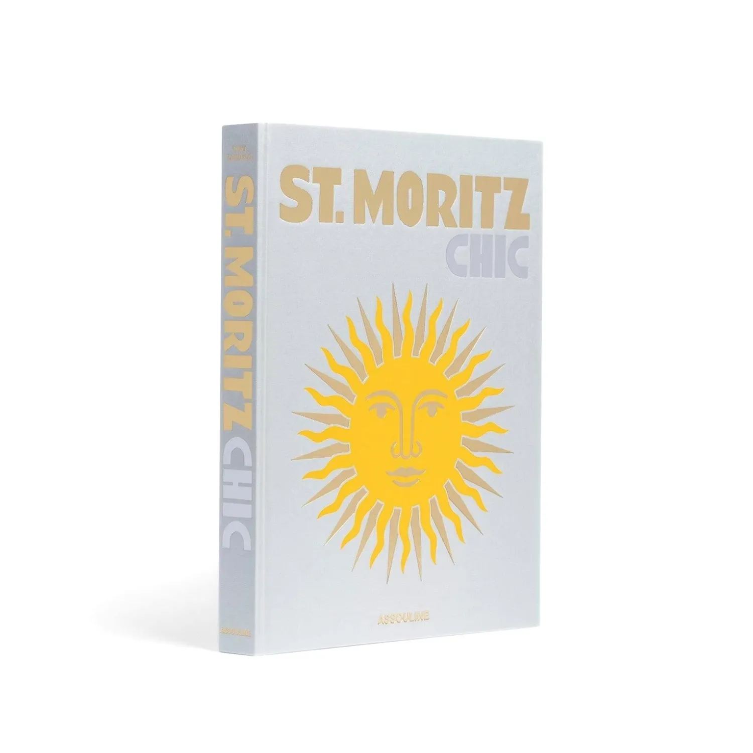 Assouline St. Moritz Chic Silk Hardcover Book