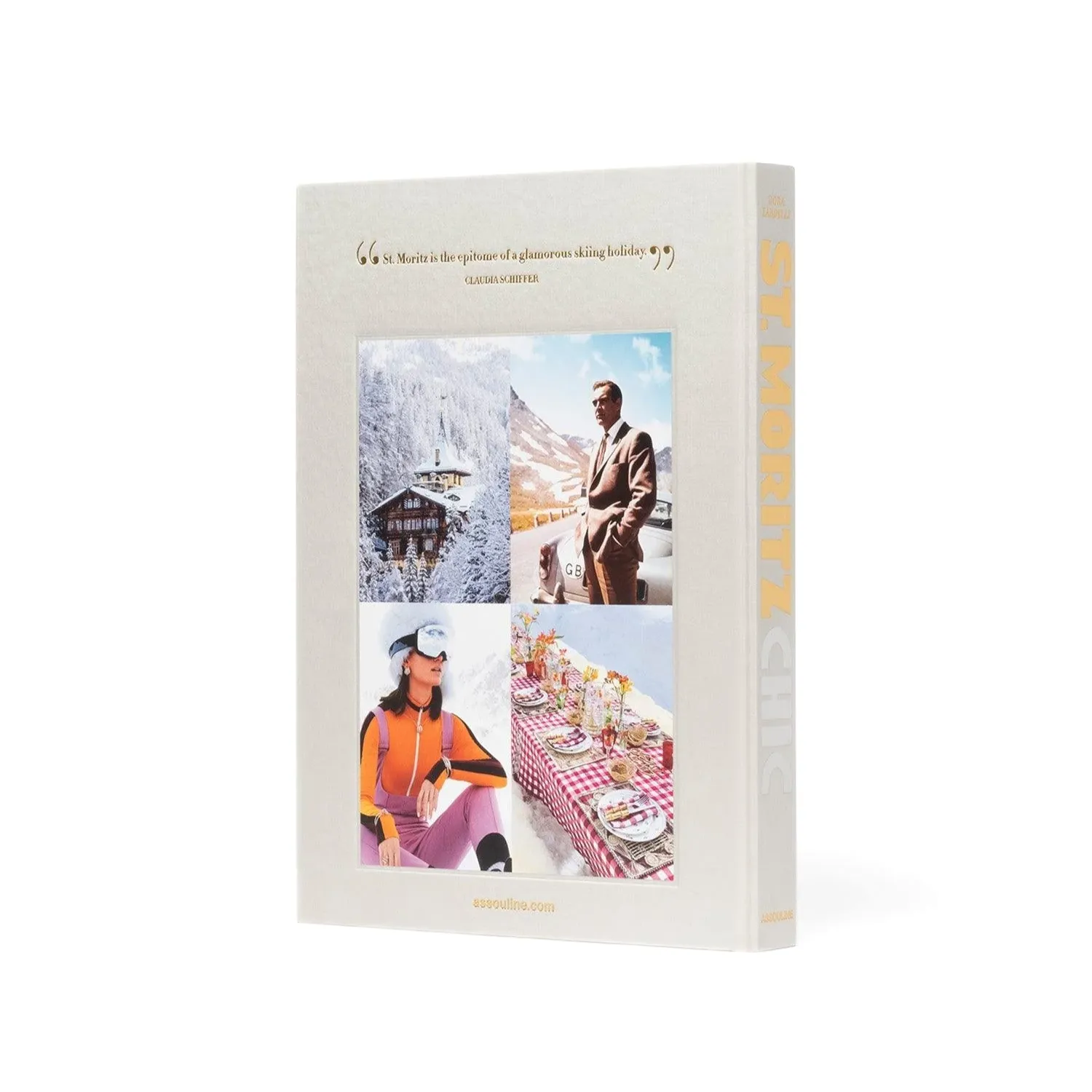 Assouline St. Moritz Chic Silk Hardcover Book