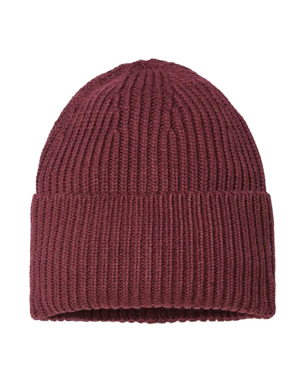 Atlantis Headwear OAK - Sustainable Chunky Rib Knit Cap, Beanie