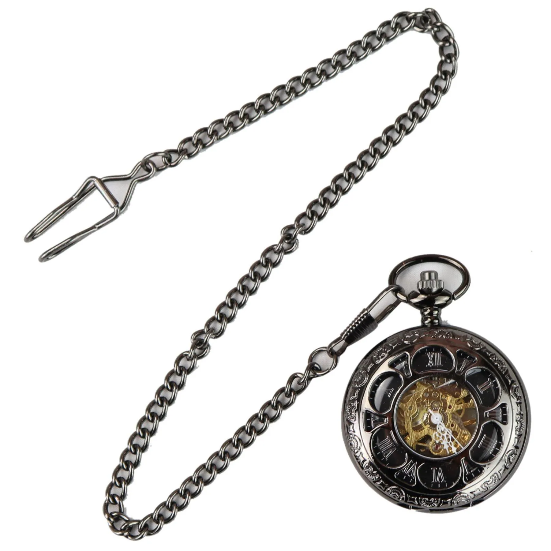 Automatic Mechanical 1920's Blinders Pocket Watch Vintage Retro