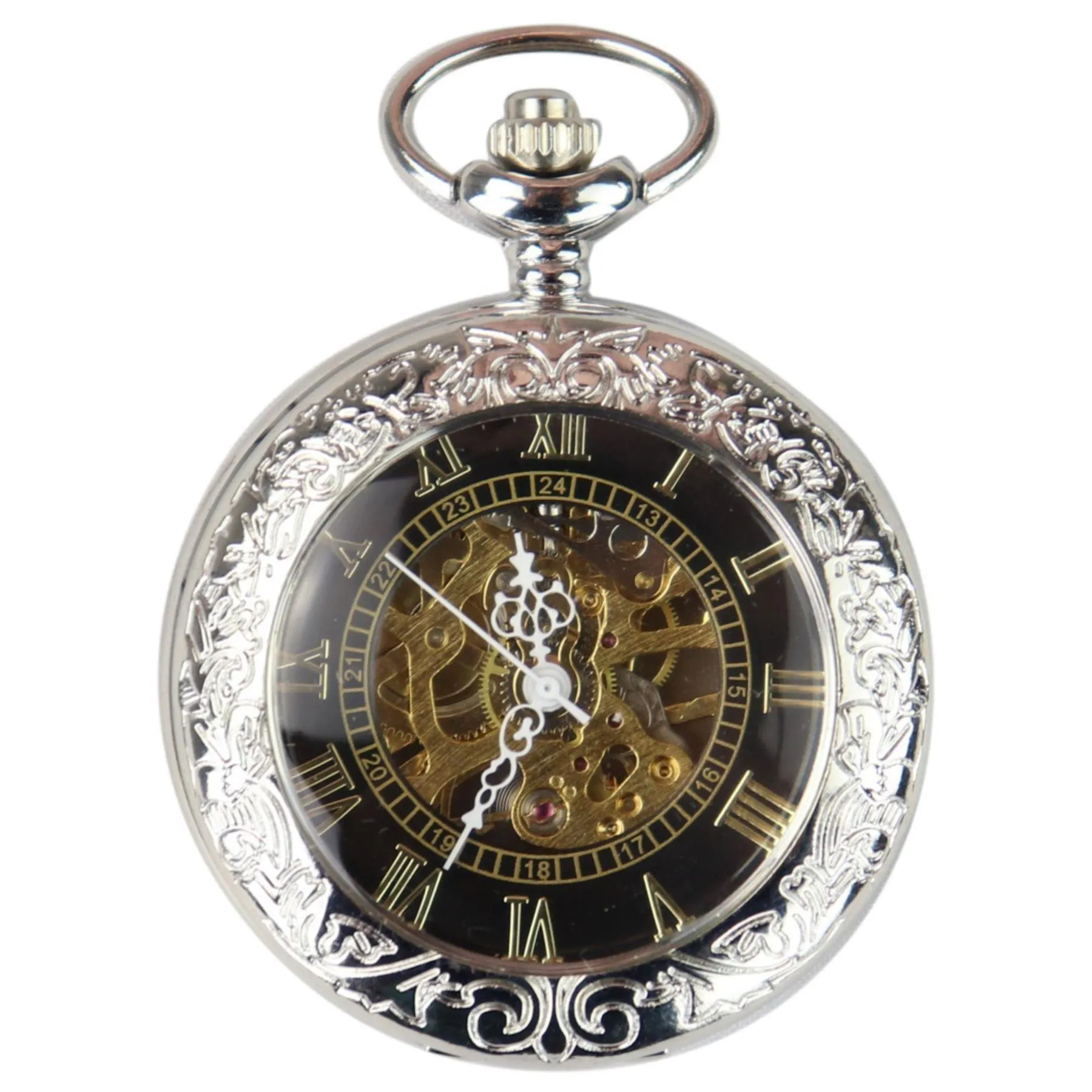 Automatic Mechanical 1920's Blinders Pocket Watch Vintage Retro