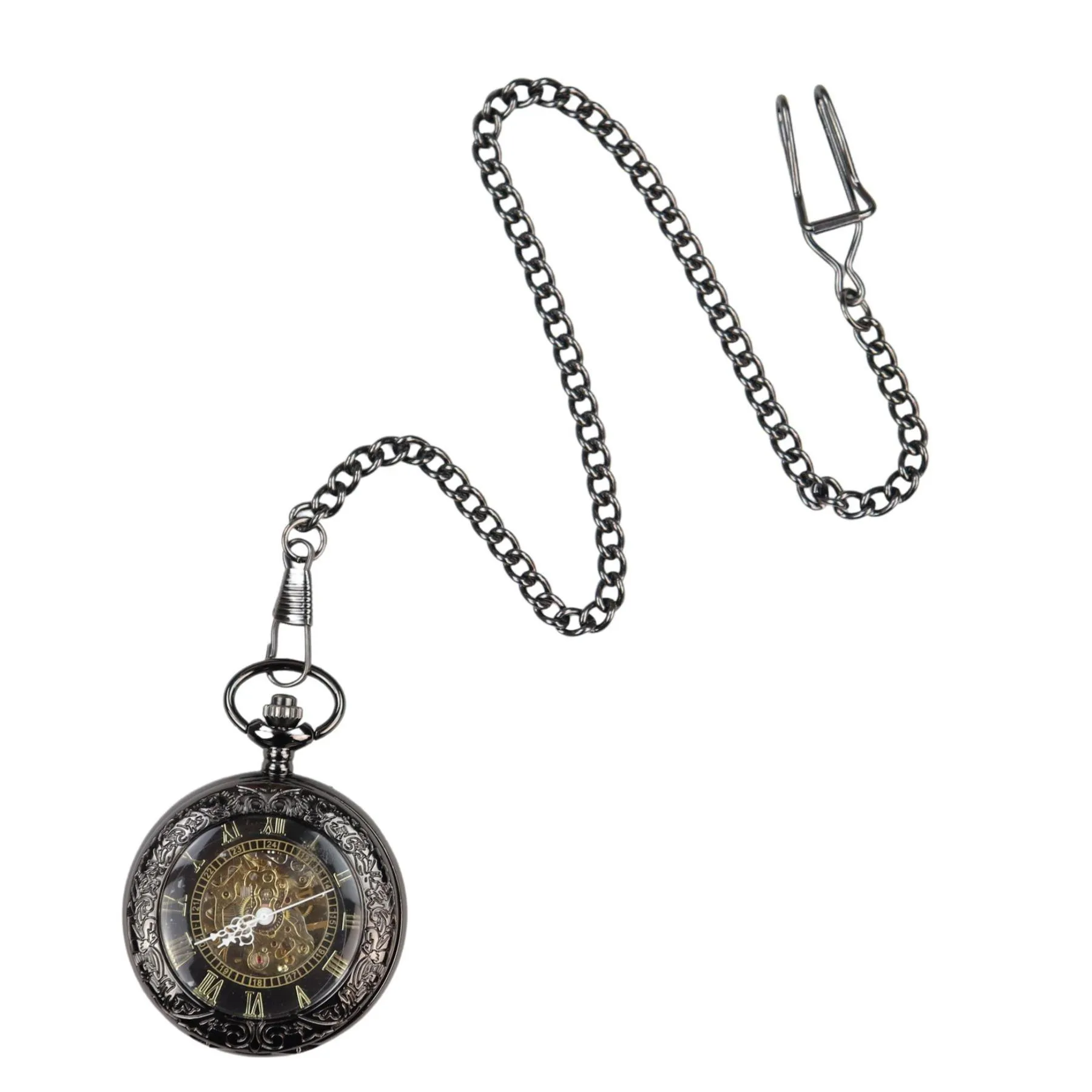 Automatic Mechanical 1920's Blinders Pocket Watch Vintage Retro