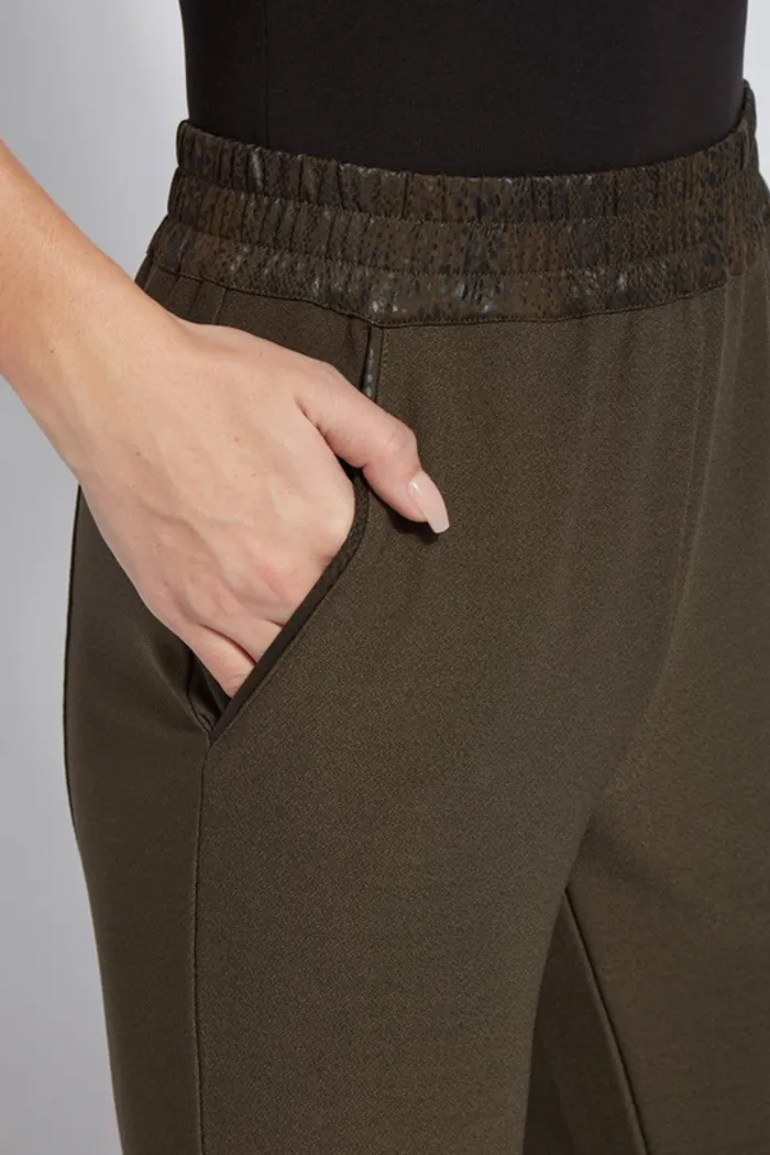 Autumnal Gathered Waist Pant