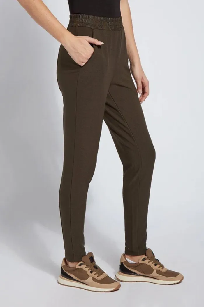 Autumnal Gathered Waist Pant