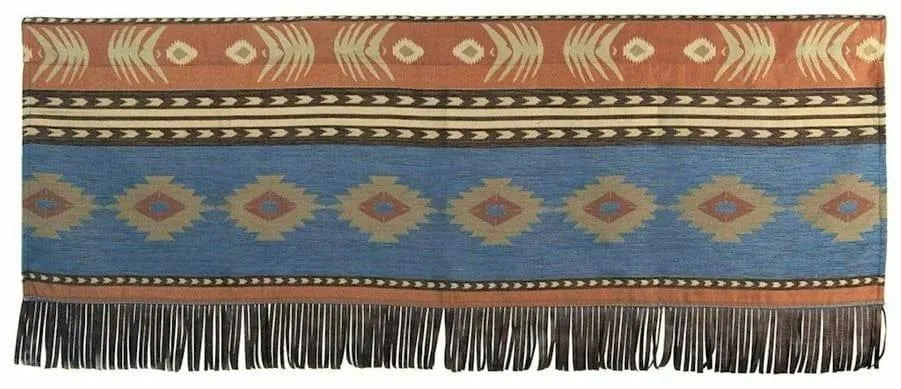 Badlands Blue Southwest Valance