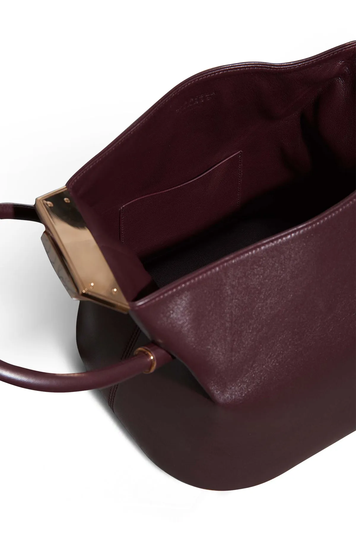 Baez Bag in Bordeaux Nappa Leather