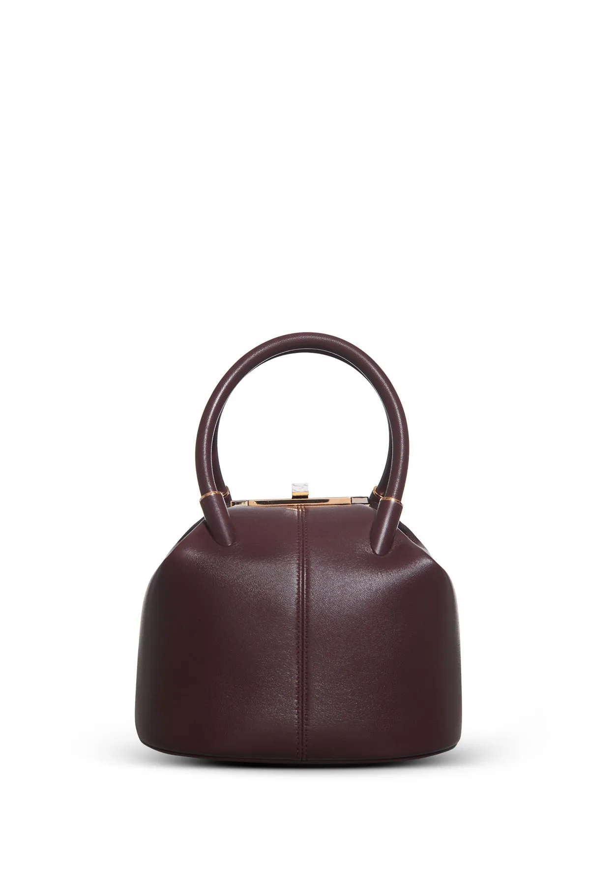 Baez Bag in Bordeaux Nappa Leather