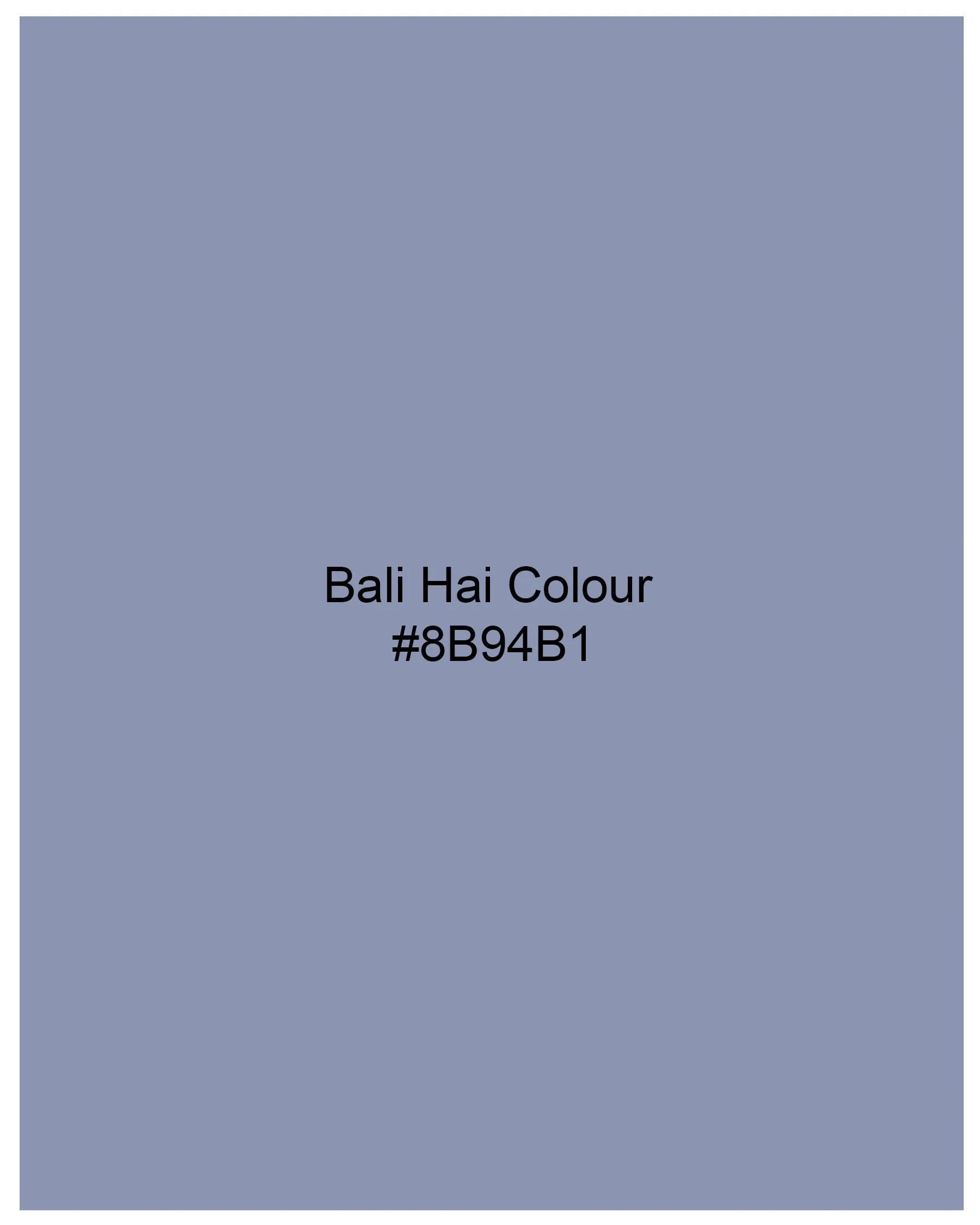 Bali Hai Blue Luxurious Linen Shirt