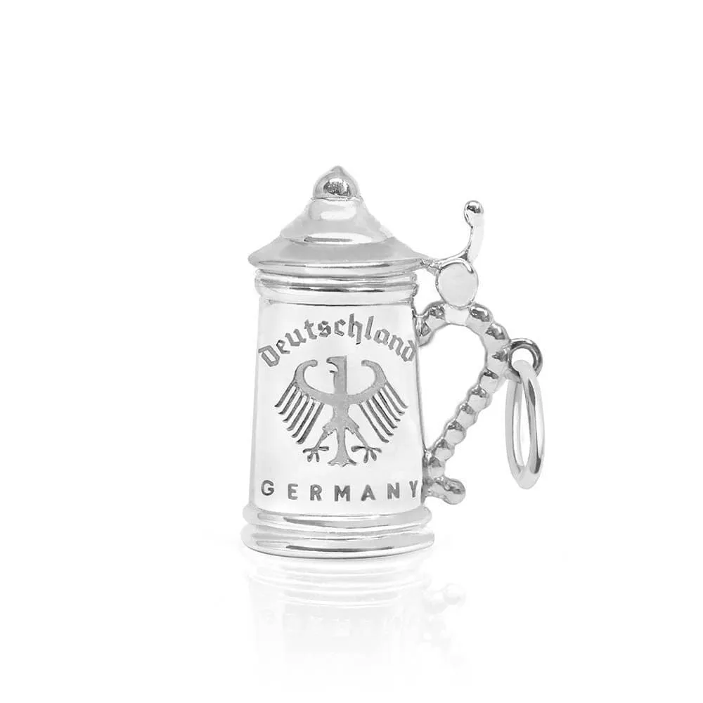 Beer Stein Charm Germany Silver