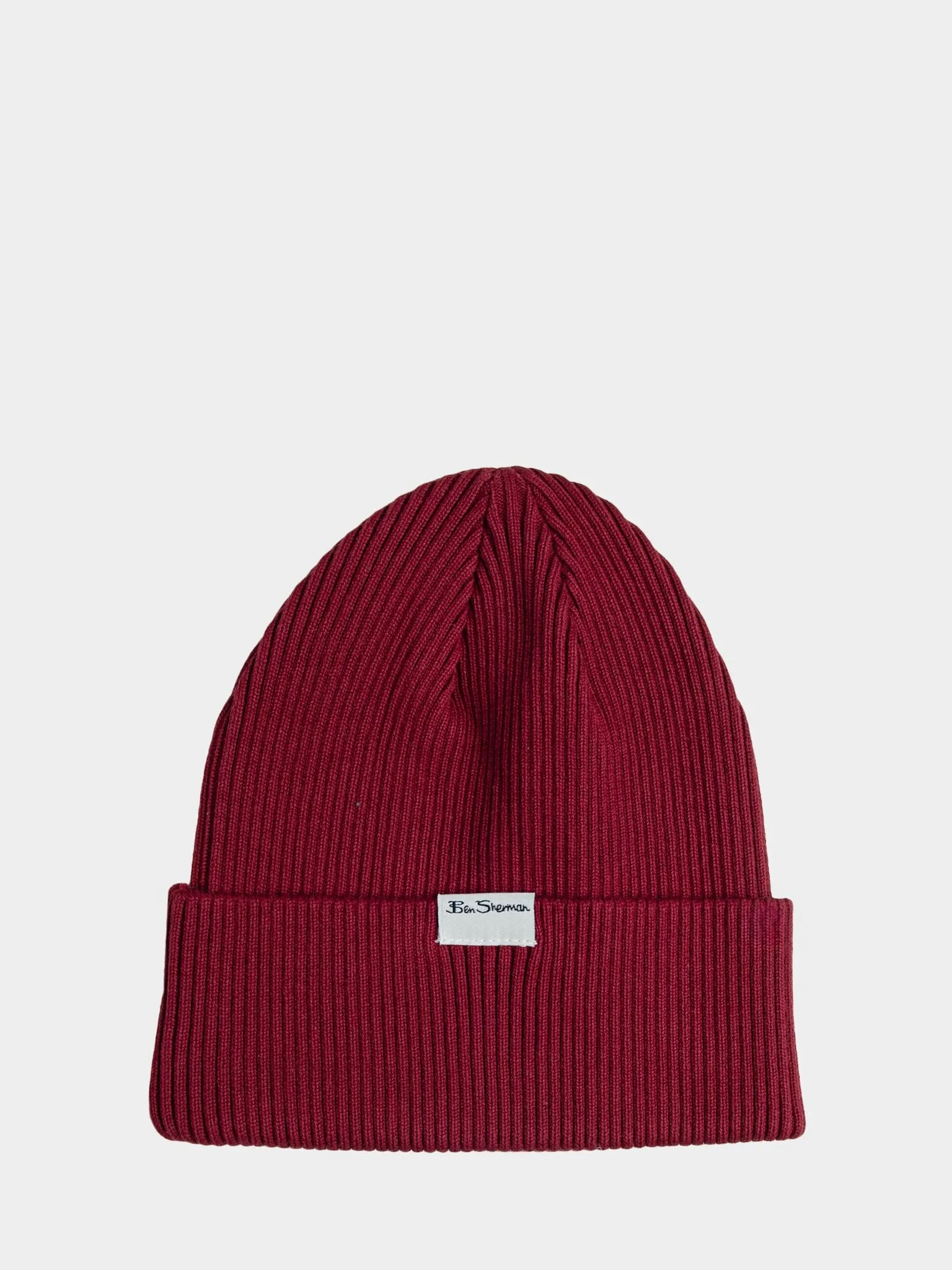 Ben Sherman Bshead038 Targy Rib Beanie Berry