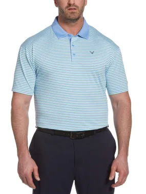 Big & Tall Refined 3-Color Stripe Polo