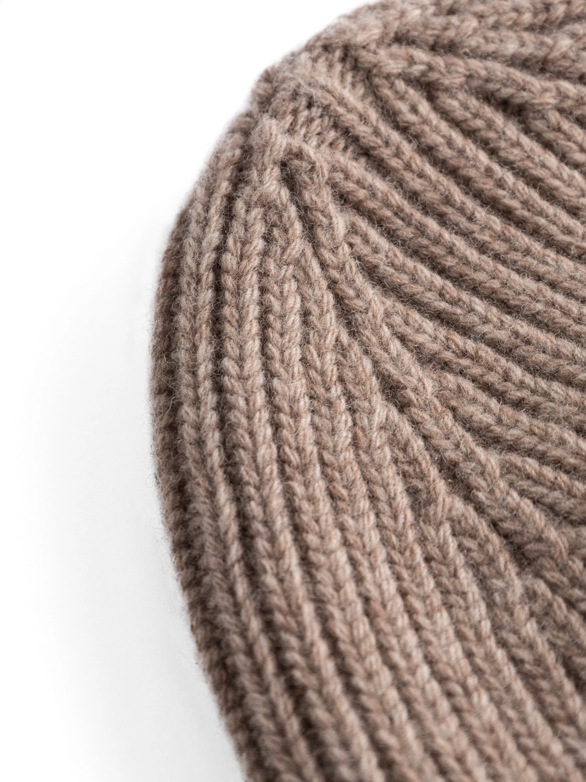 Big rib beanie - Kelp melange