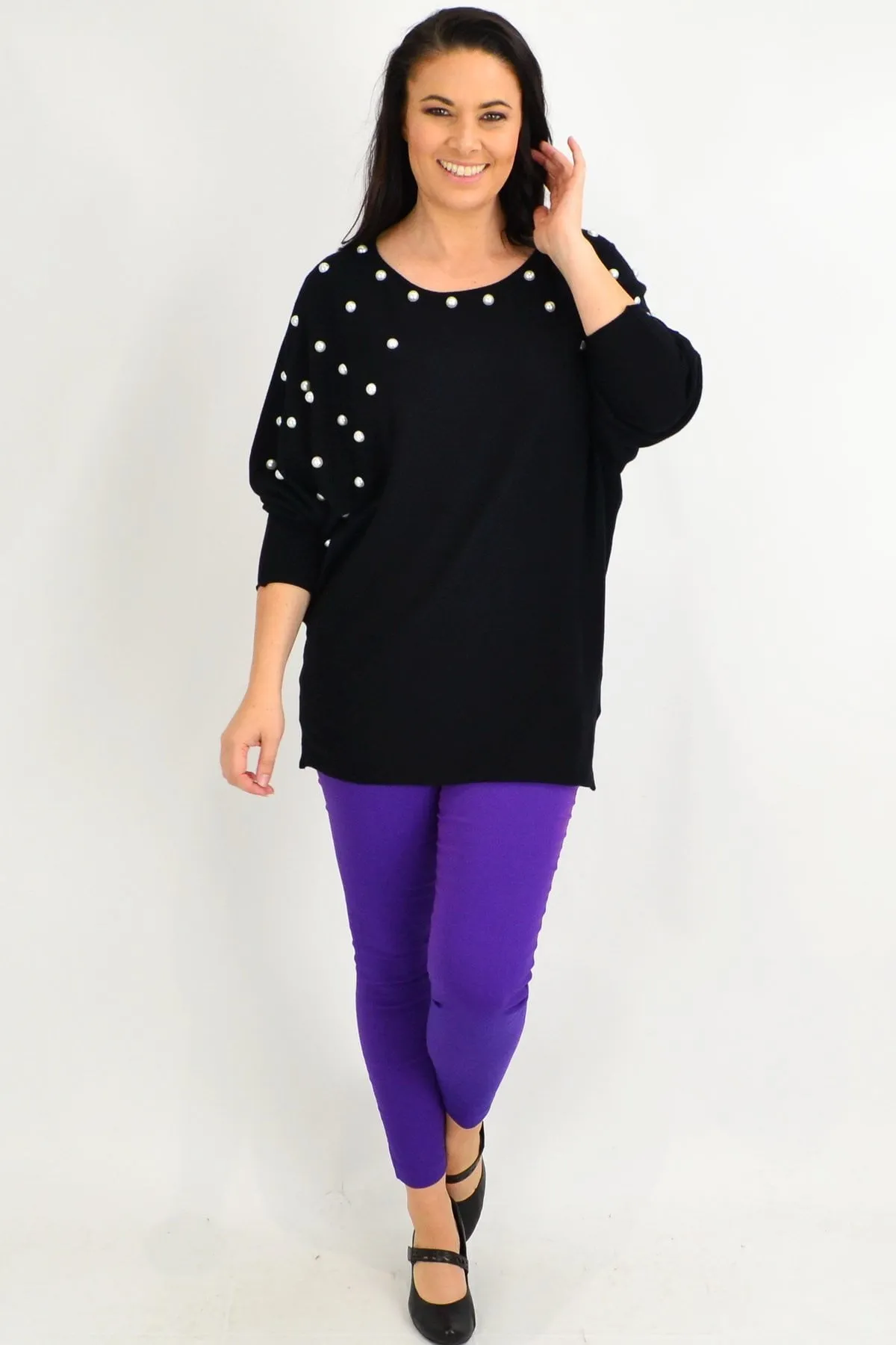 Black Girls Pearls Tunic Jumper