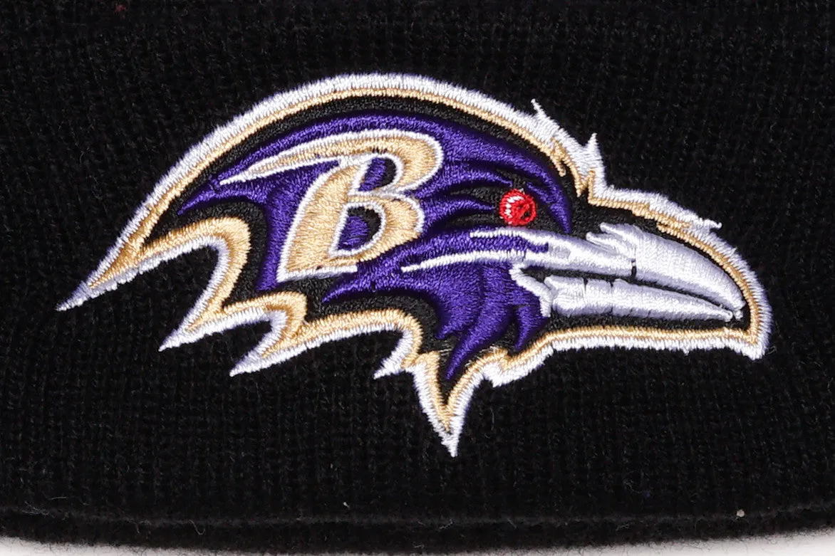 BREAKAWAY CUFF KNIT HAT - RAVENS