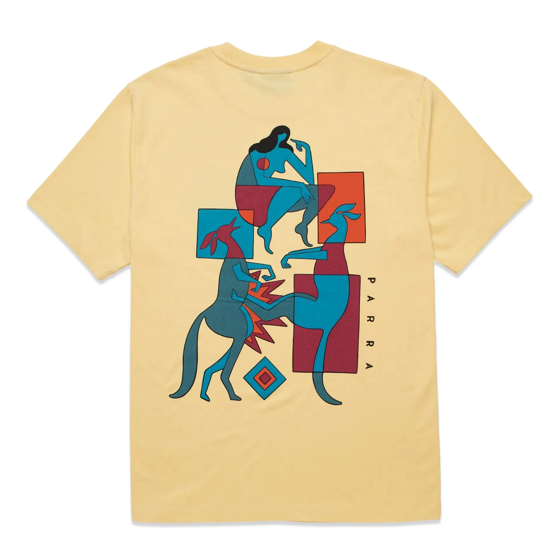 by Parra Down Under T-Shirt 'Cream'