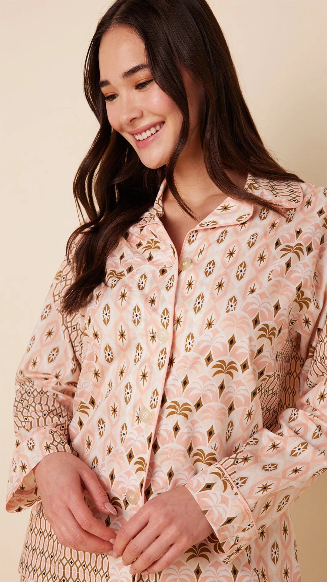 Cabo Luxe Pima Long-Sleeved Pajama