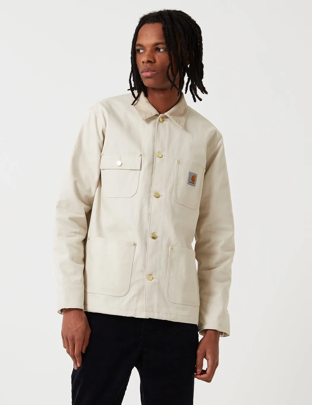 Carhartt-WIP Michigan Chore Jacket (Blanket Lined) - Oats