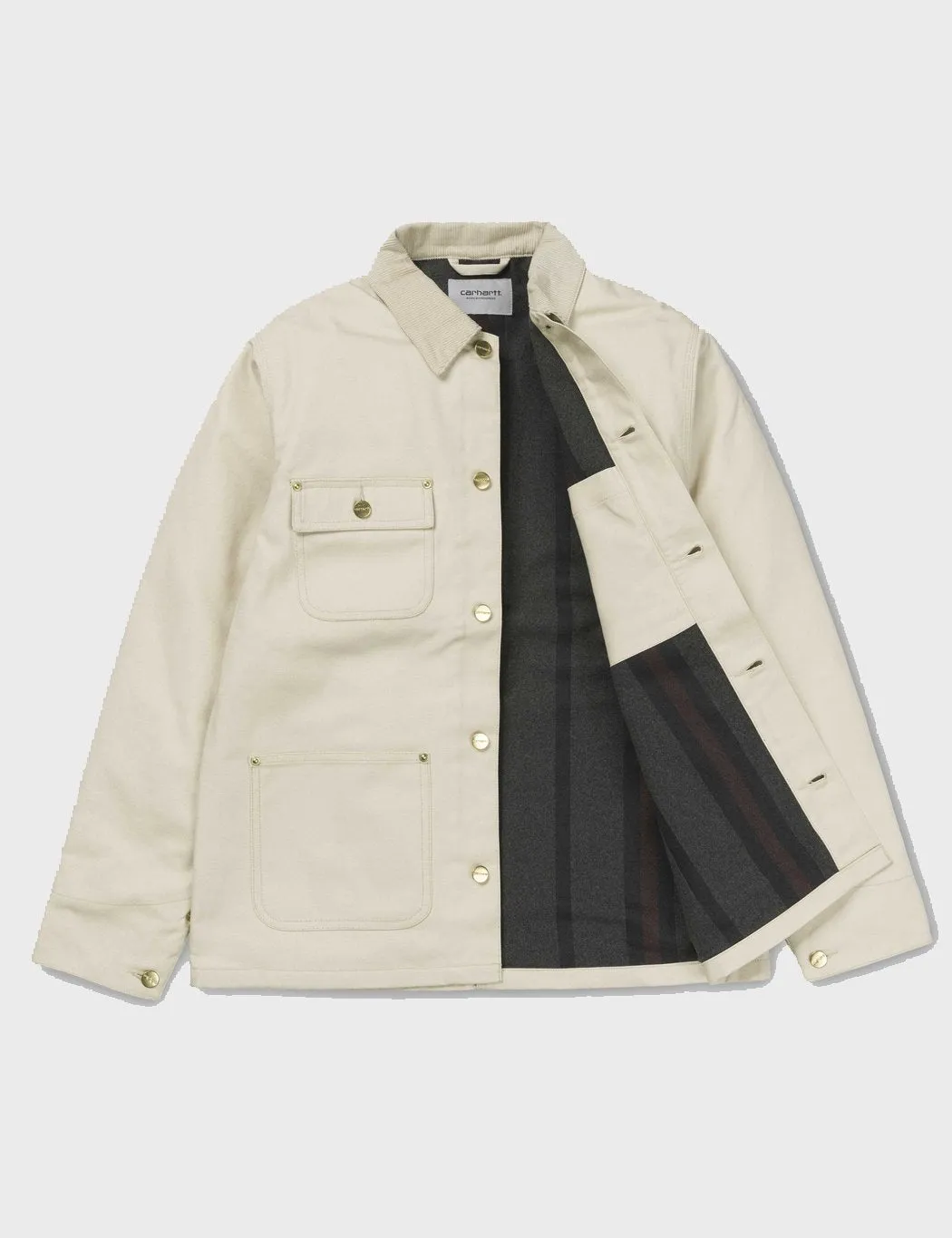 Carhartt-WIP Michigan Chore Jacket (Blanket Lined) - Oats