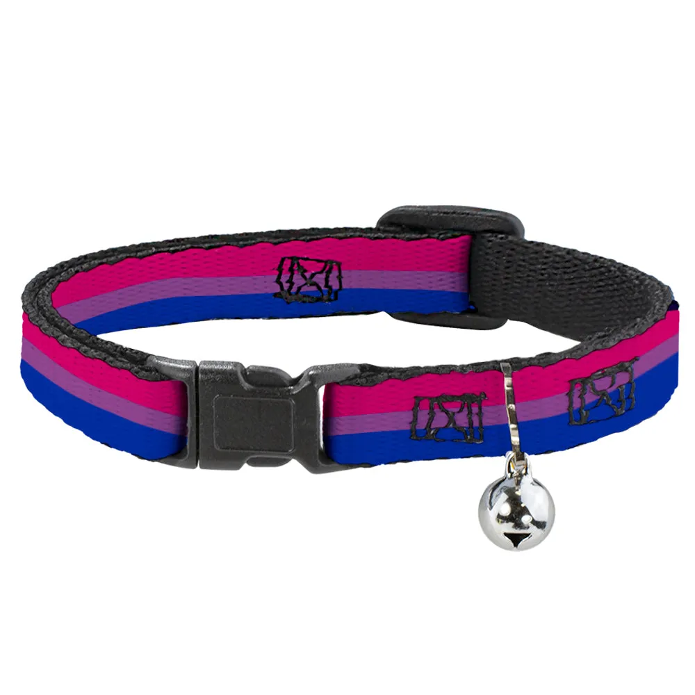 Cat Collar Breakaway - Flag Bisexual Pink Purple Blue by Buckle-Down