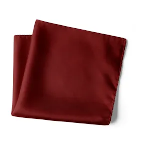 Chokore Burgundy / Maroon Colour Pure Silk Pocket Square, from the Solids Line