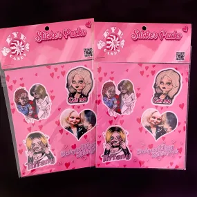 Chucky and Tiffany - STICKER SHEET