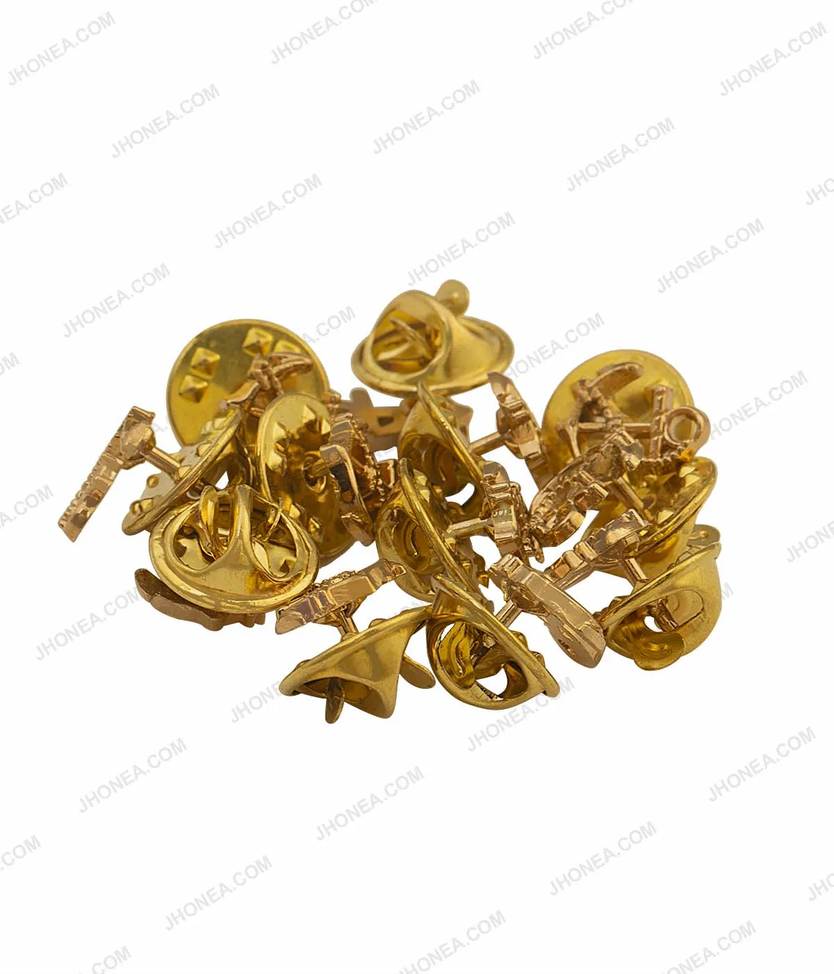 Classic Anchor Shape Golden Collar Tips Brooch