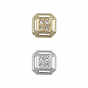 Classic Designer Shiny Diamond Decorative Fancy Metal Buttons