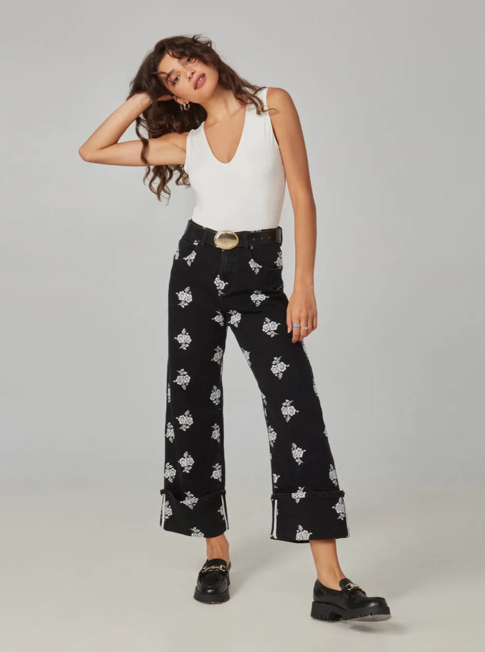 COLETTE-BWF High Rise Wide Leg Jeans