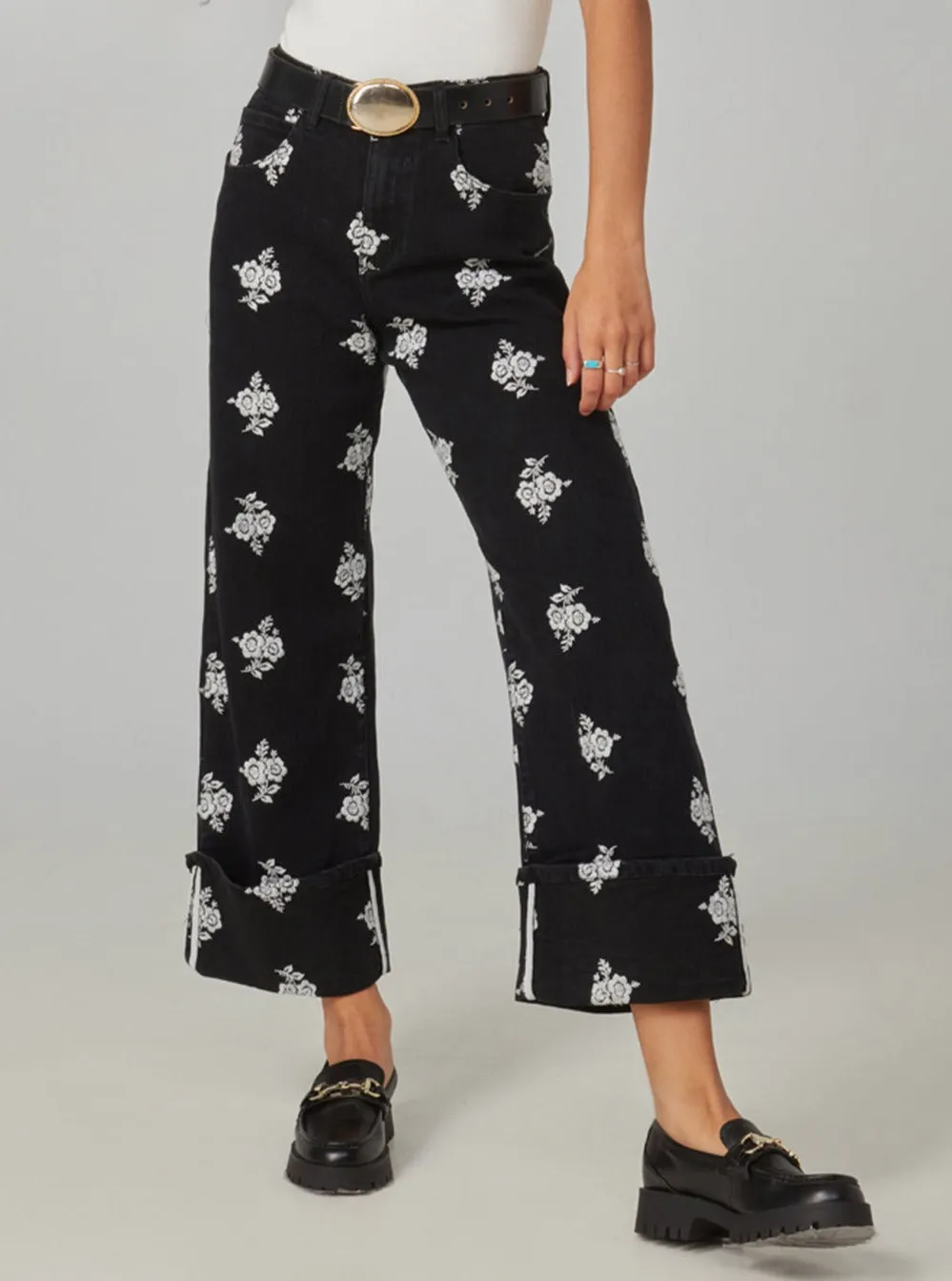 COLETTE-BWF High Rise Wide Leg Jeans