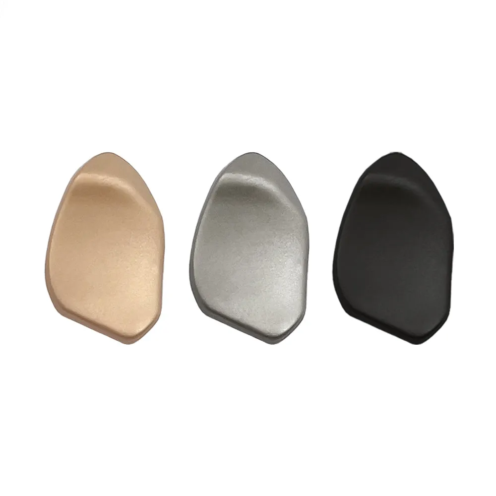 Decorative Uneven Shape Matte Finish Metal Loop Buttons