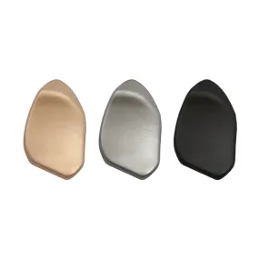 Decorative Uneven Shape Matte Finish Metal Loop Buttons