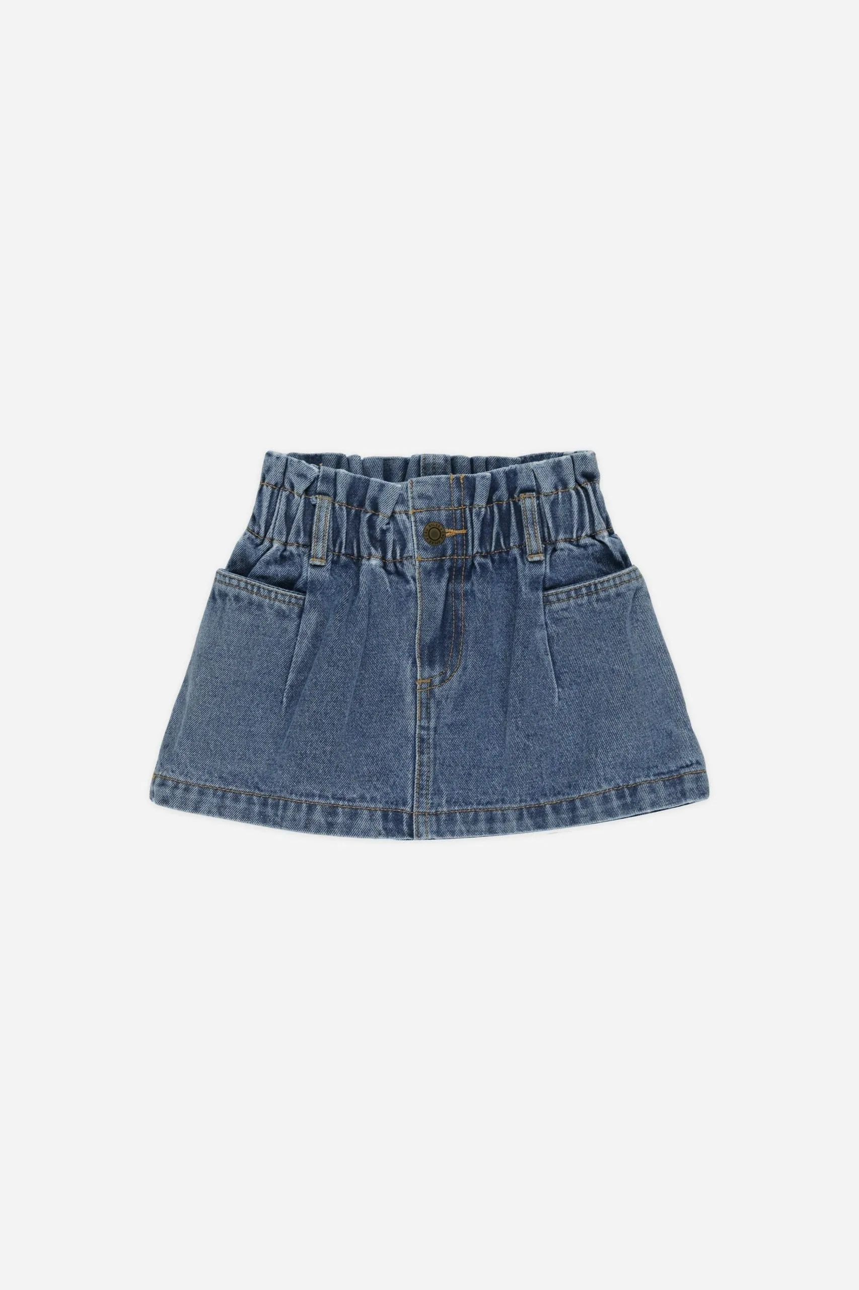 Denim Mini Skirt| Indigo